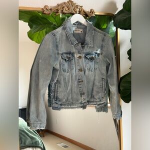Distressed, Trendy and Timeless Denim Jacket